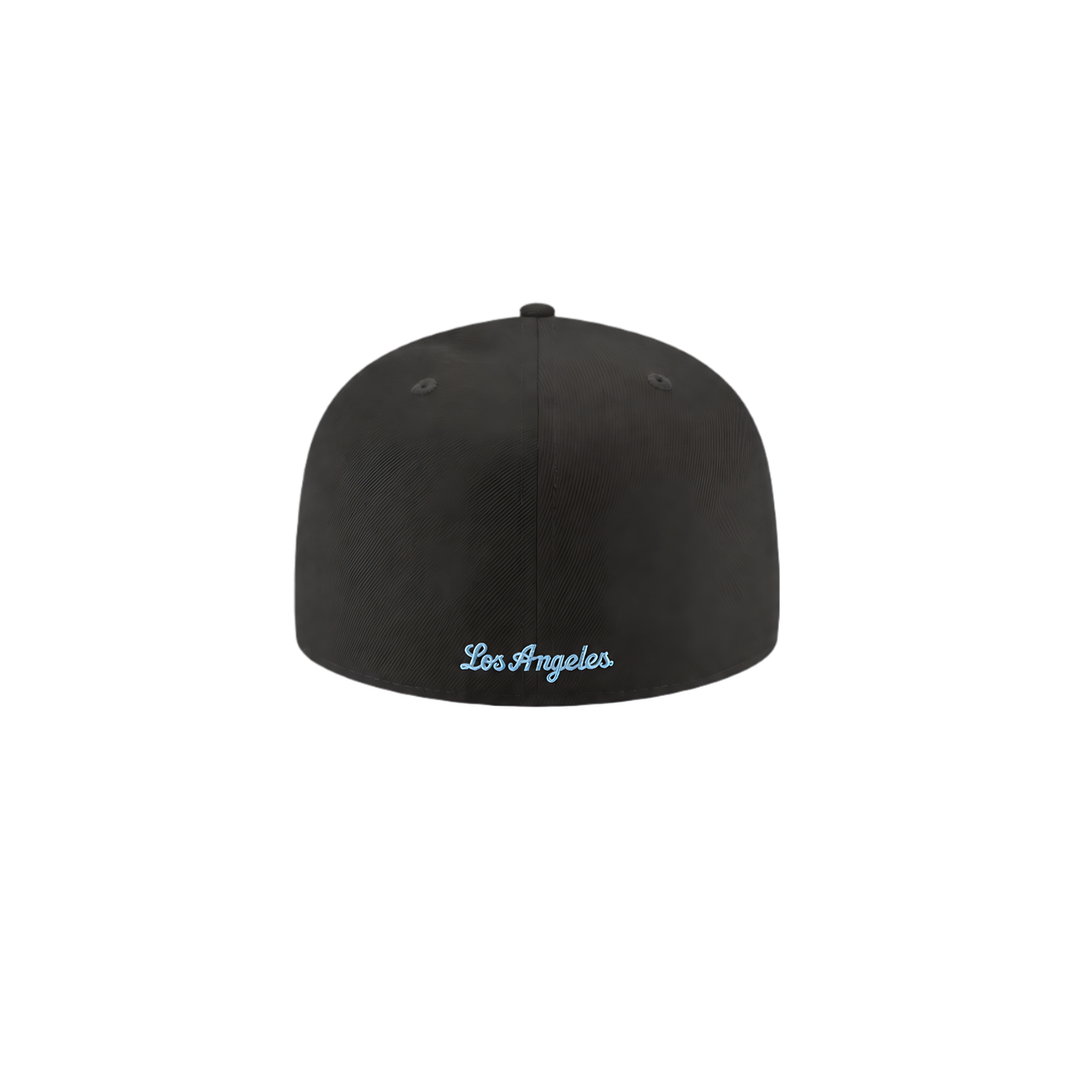 LA Dodgers Black & Ice Blue Fitted Hat