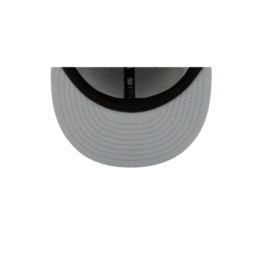 New York Yankees white basic fitted hat