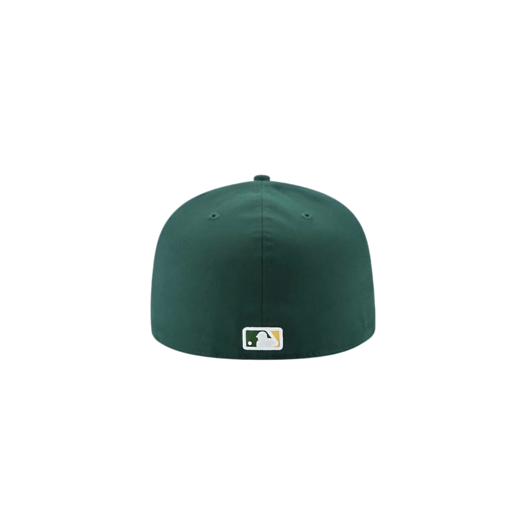 Oakland A's green basic fitted hat