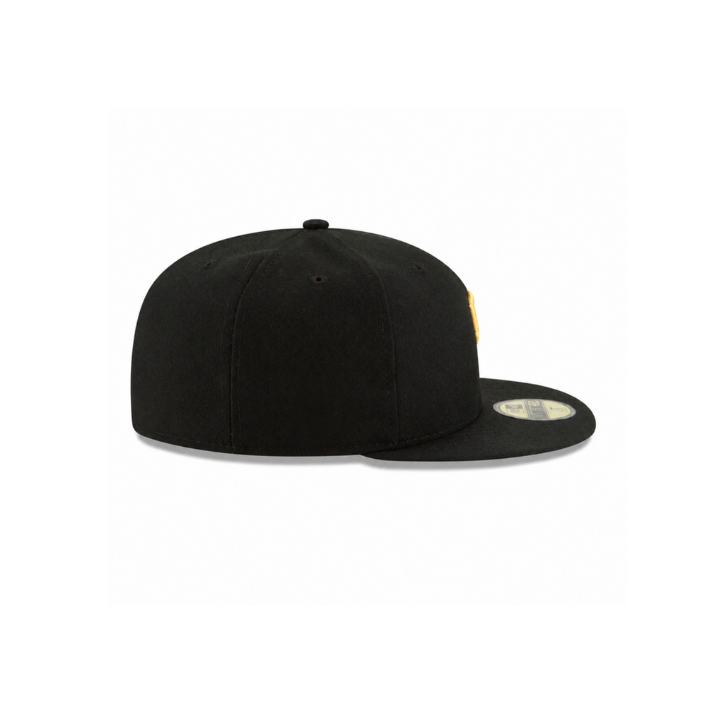 Pittsburgh Pirates black basic fitted hat