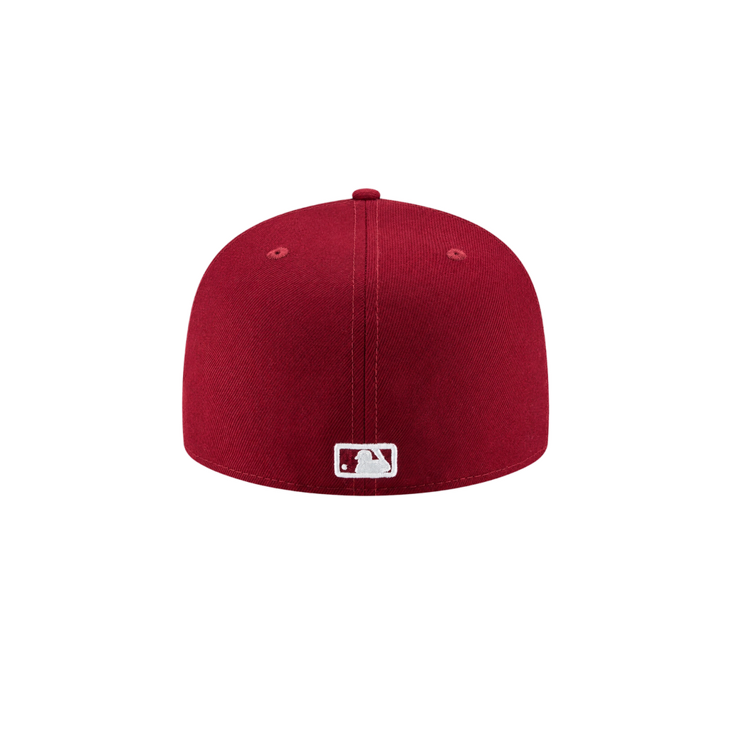 LA Dodgers Red Wine basic fitted hat