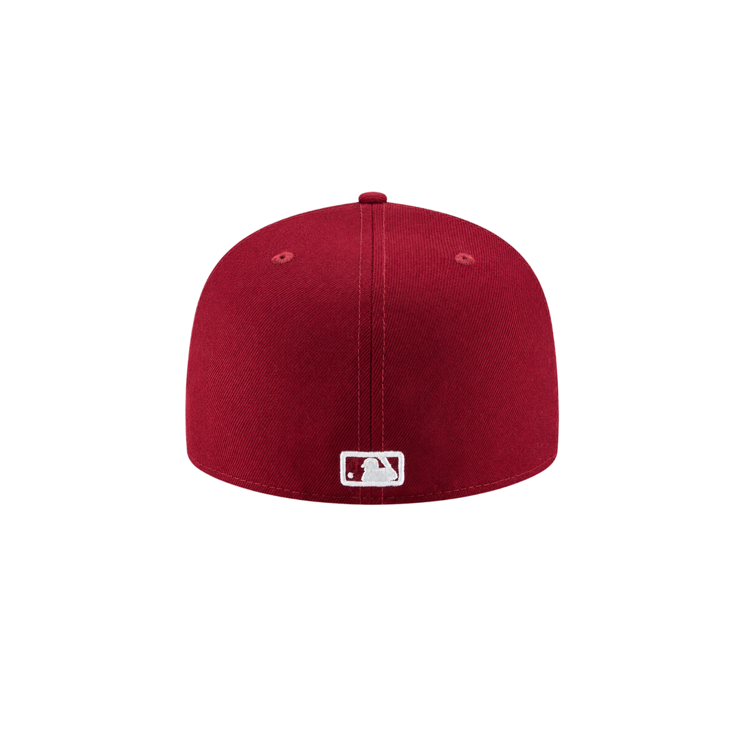 LA Dodgers Red Wine basic fitted hat