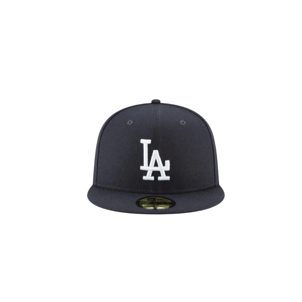 LA Dodgers navy basic fitted hat