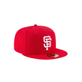 San Francisco Giants red basic fitted hat