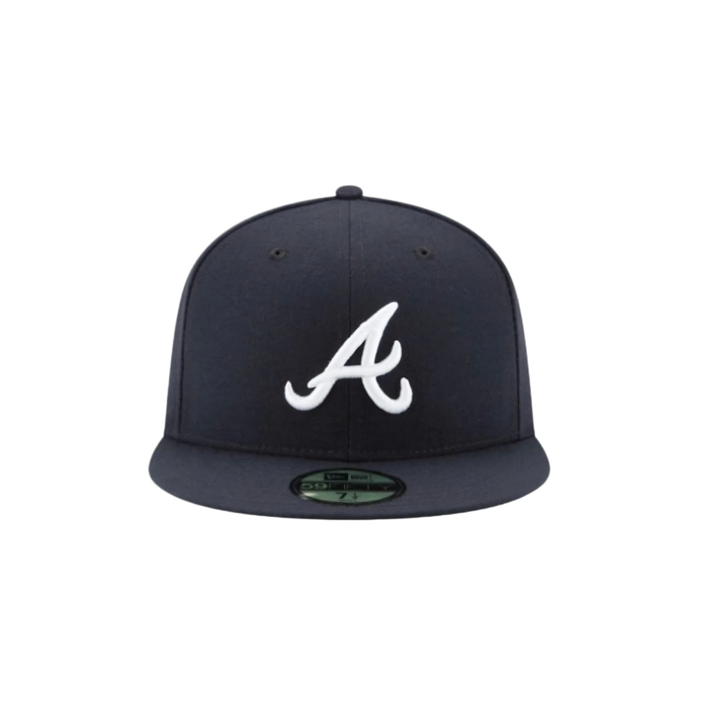 Atlanta Braves Navy Basic Fitted Hat