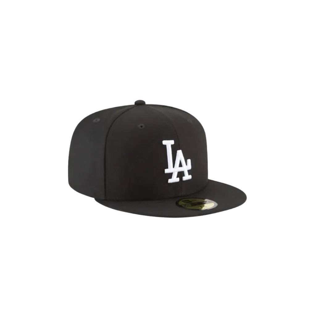 LA Dodgers Black Basic Fitted Hat