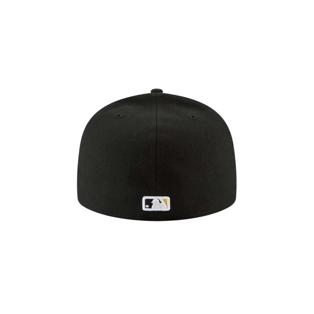 Pittsburgh Pirates black basic fitted hat