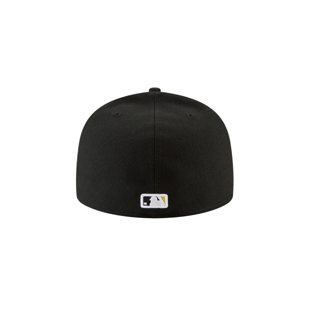 Pittsburgh Pirates black basic fitted hat