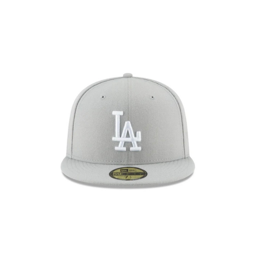 LA Dodgers grey basic fitted hat