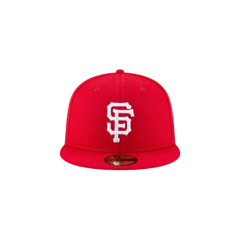 San Francisco Giants red basic fitted hat
