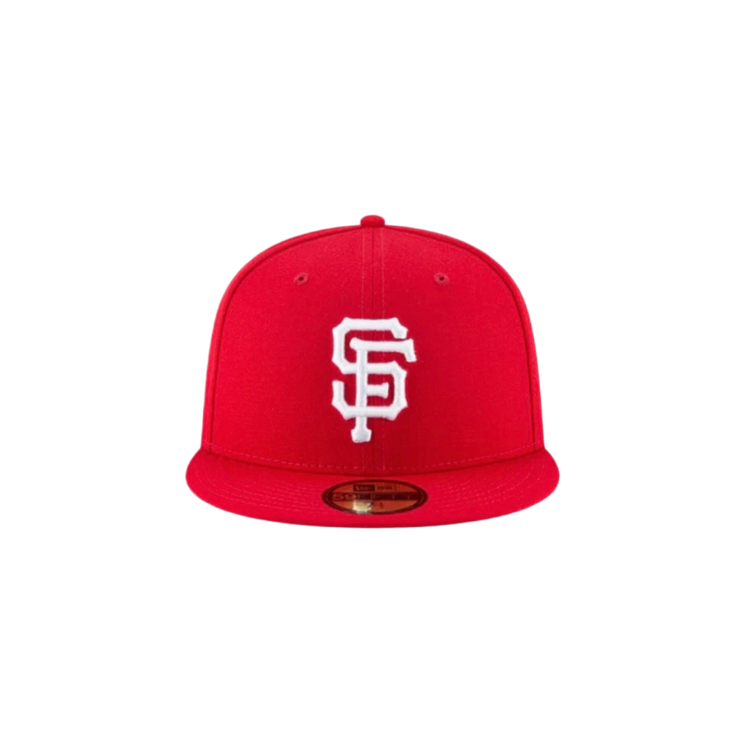 San Francisco Giants red basic fitted hat
