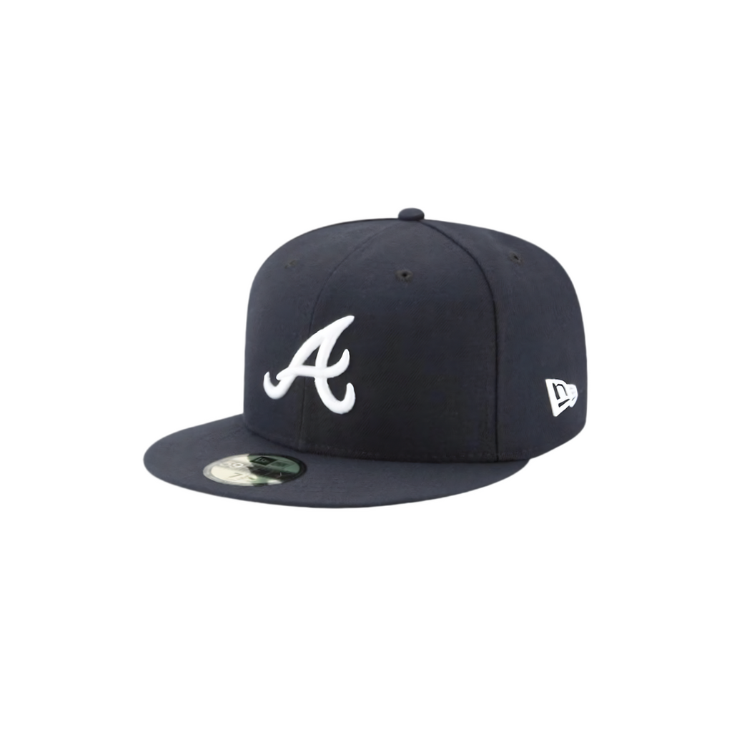Atlanta Braves Navy Basic Fitted Hat