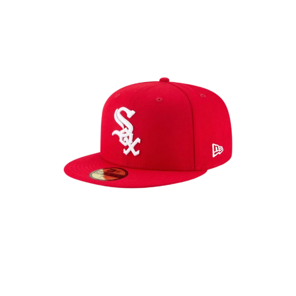 Chicago White Sox red basic fitted hat