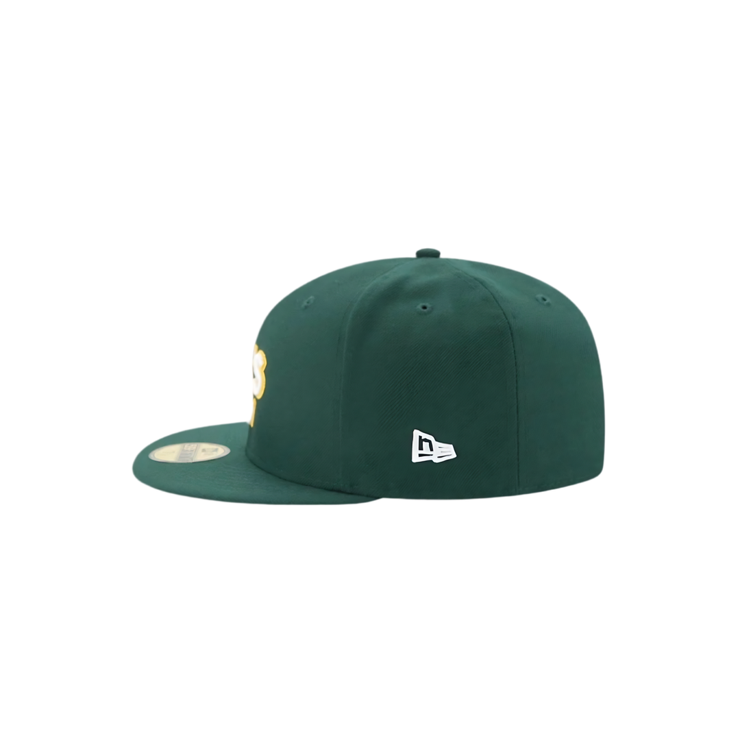 Oakland A's green basic fitted hat