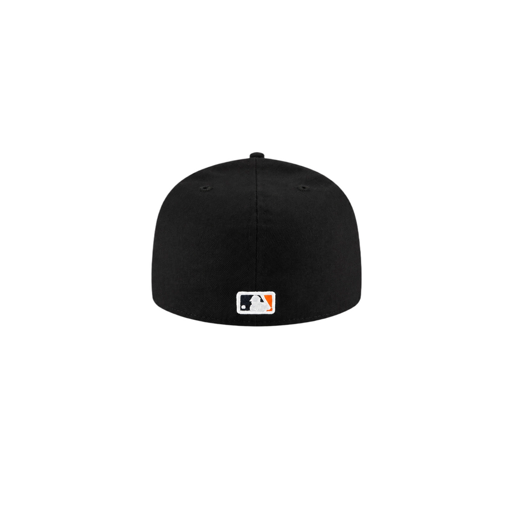 Detroit Tigers black basic fitted hat