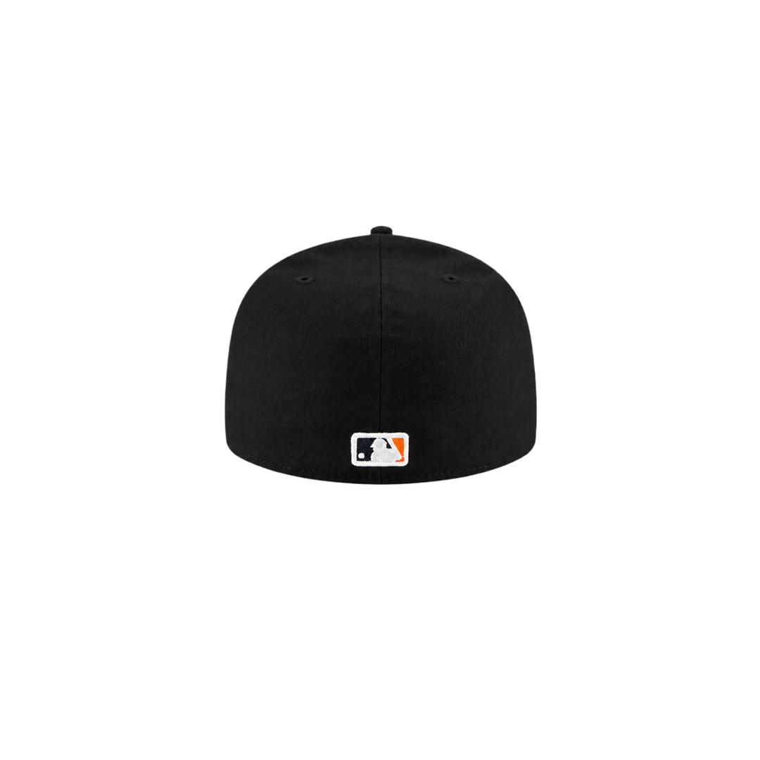 Detroit Tigers black basic fitted hat