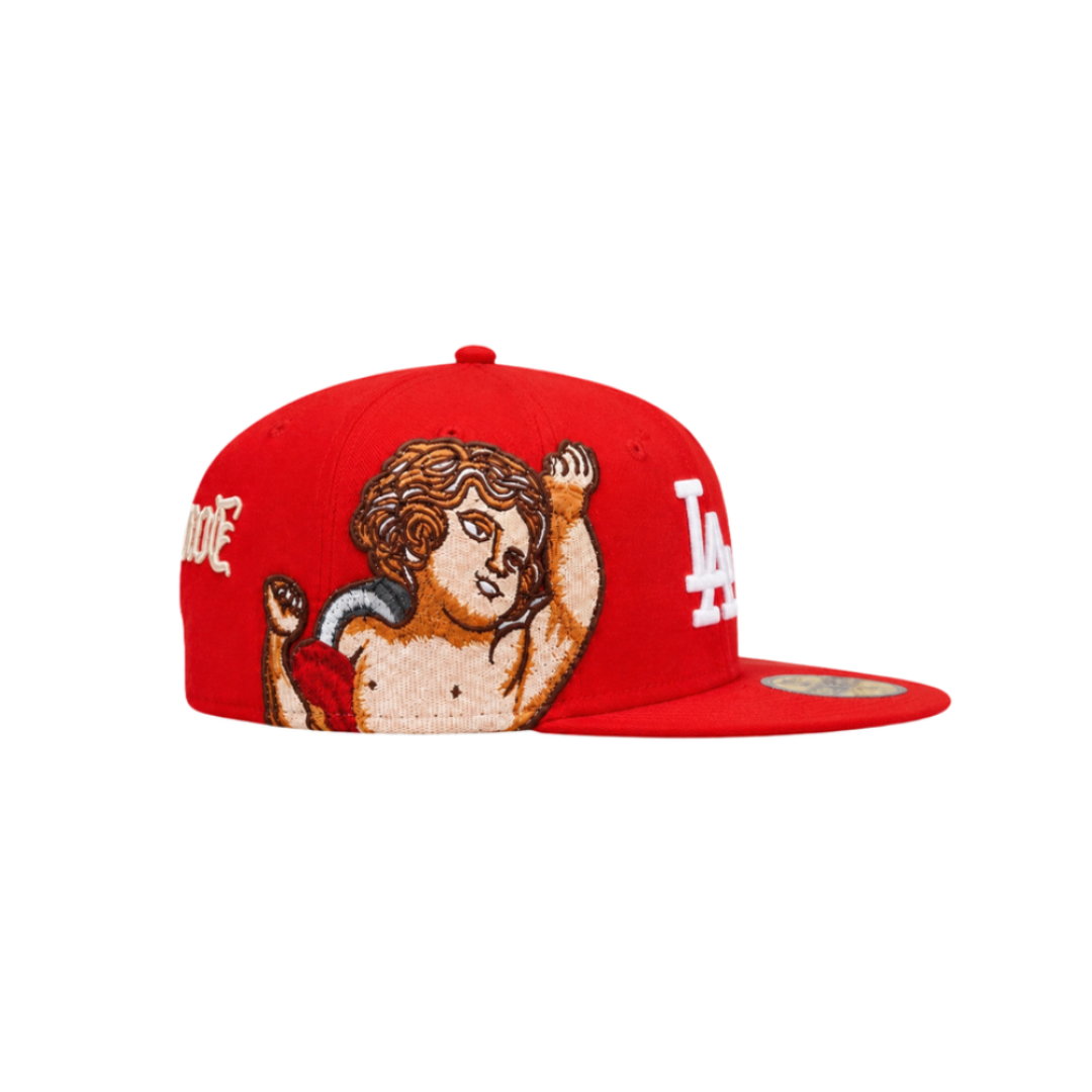 Los Angeles Dodgers Red Cupid Fitted Hat
