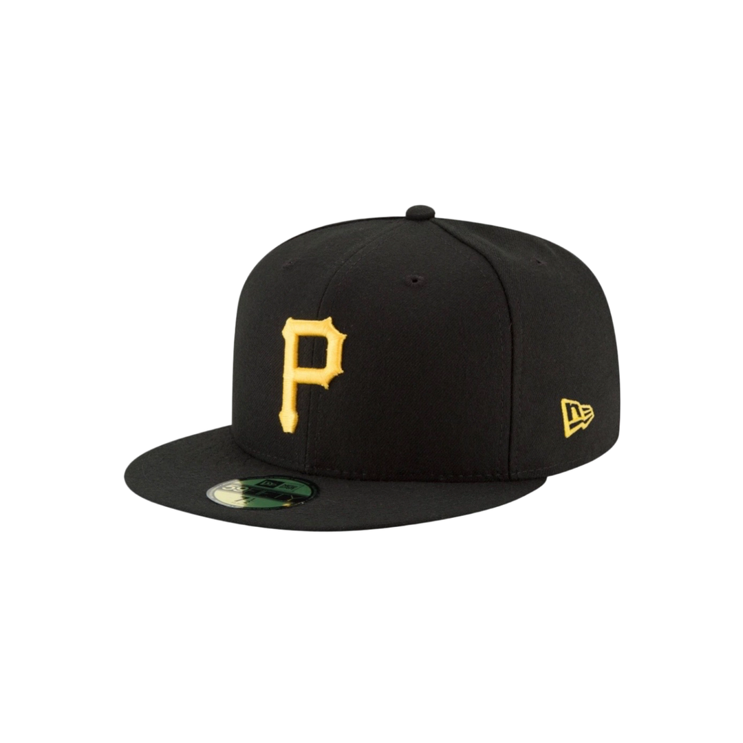 Pittsburgh Pirates black basic fitted hat