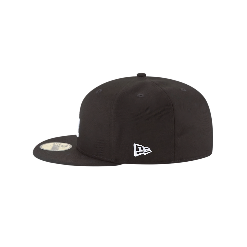 LA Dodgers Black Basic Fitted Hat