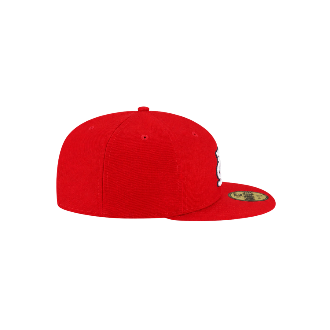 St. Louis Cardinals red basic fitted hat