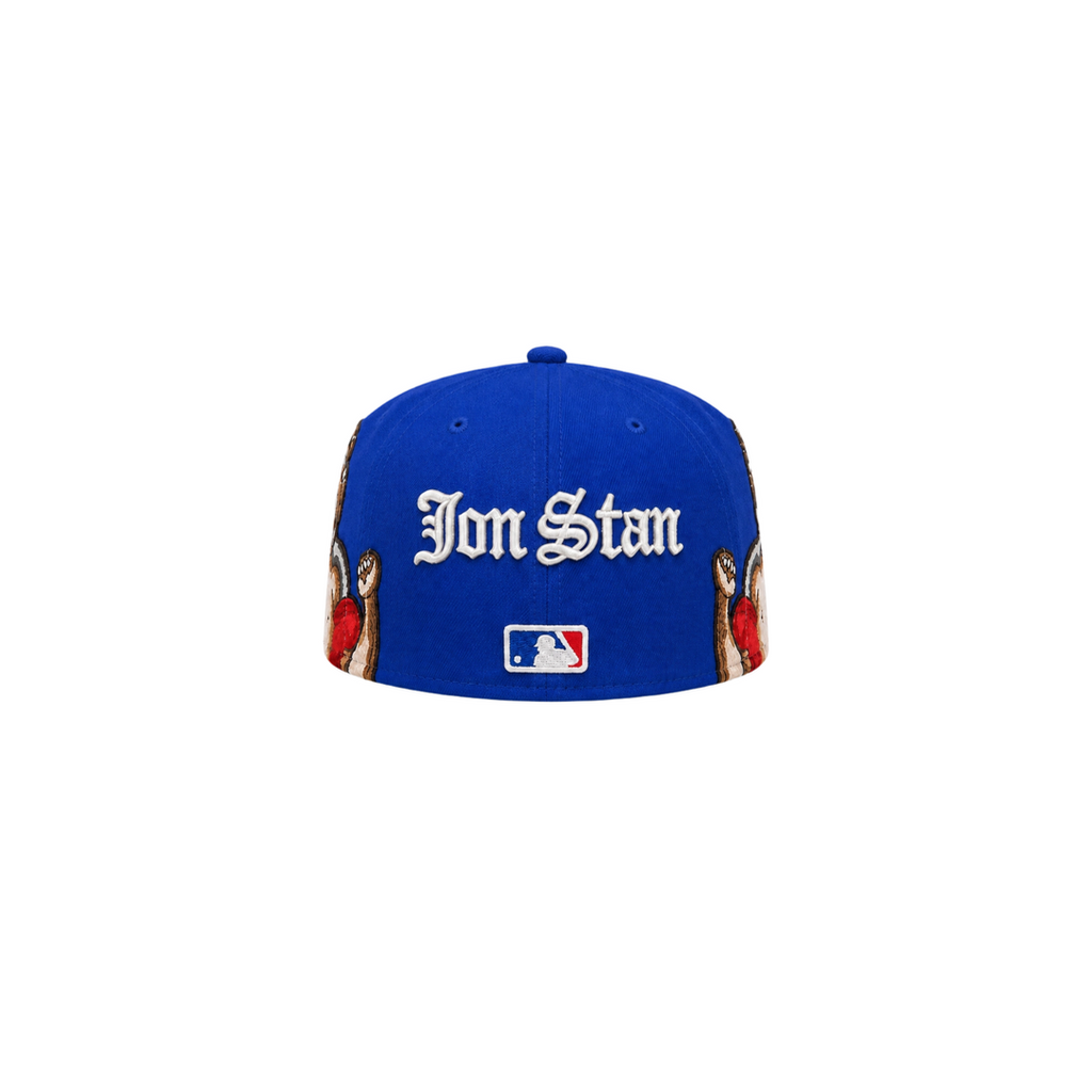 LA Dodgers Blue cupid embroidery fitted hat