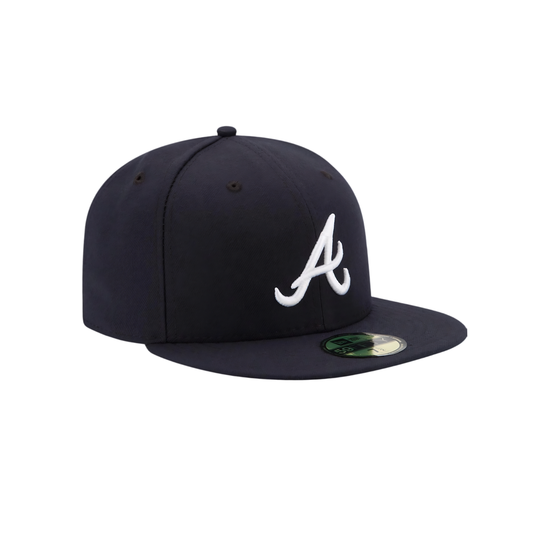 Atlanta Braves Navy Basic Fitted Hat