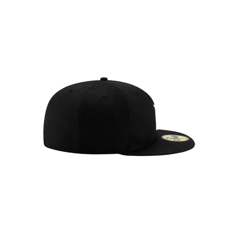 Detroit Tigers black basic fitted hat