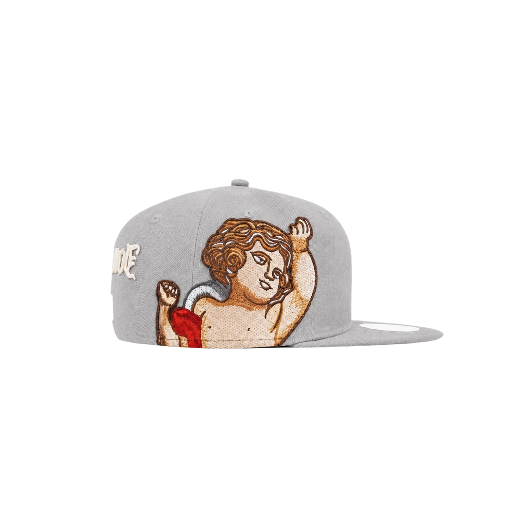 LA Dodgers gray cupid embroidery fitted hat
