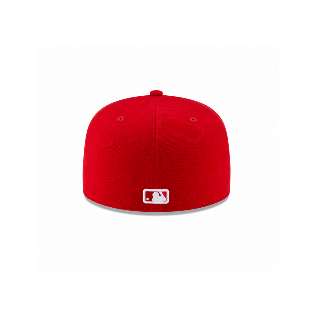 LA Dodgers classic red basic fitted hat
