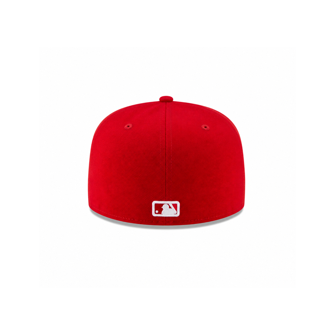LA Dodgers classic red basic fitted hat