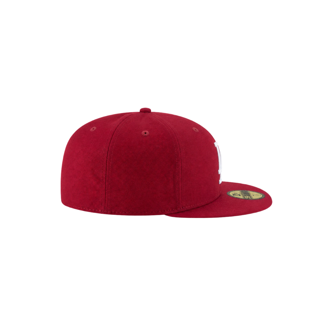LA Dodgers Red Wine basic fitted hat