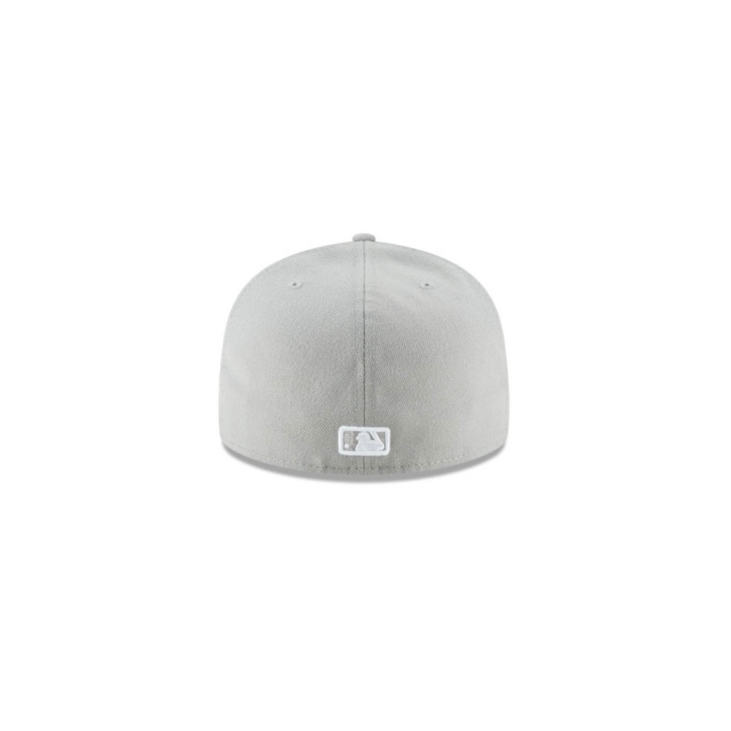 New York Yankees grey basic fitted hat
