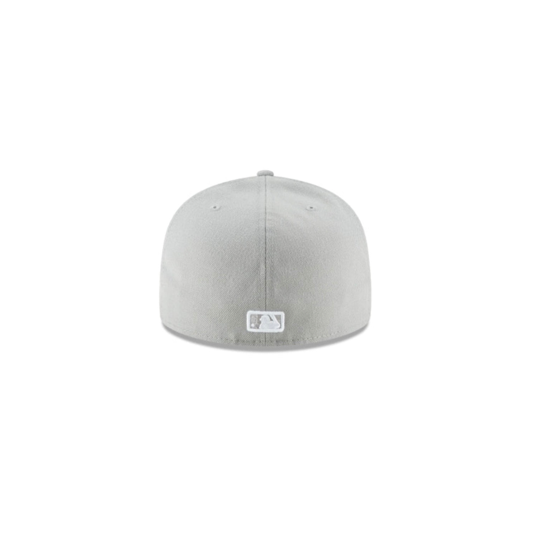 New York Yankees grey basic fitted hat