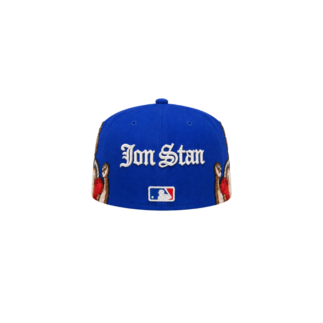 New York Yankees Royal Blue cupid embroidery fitted hat