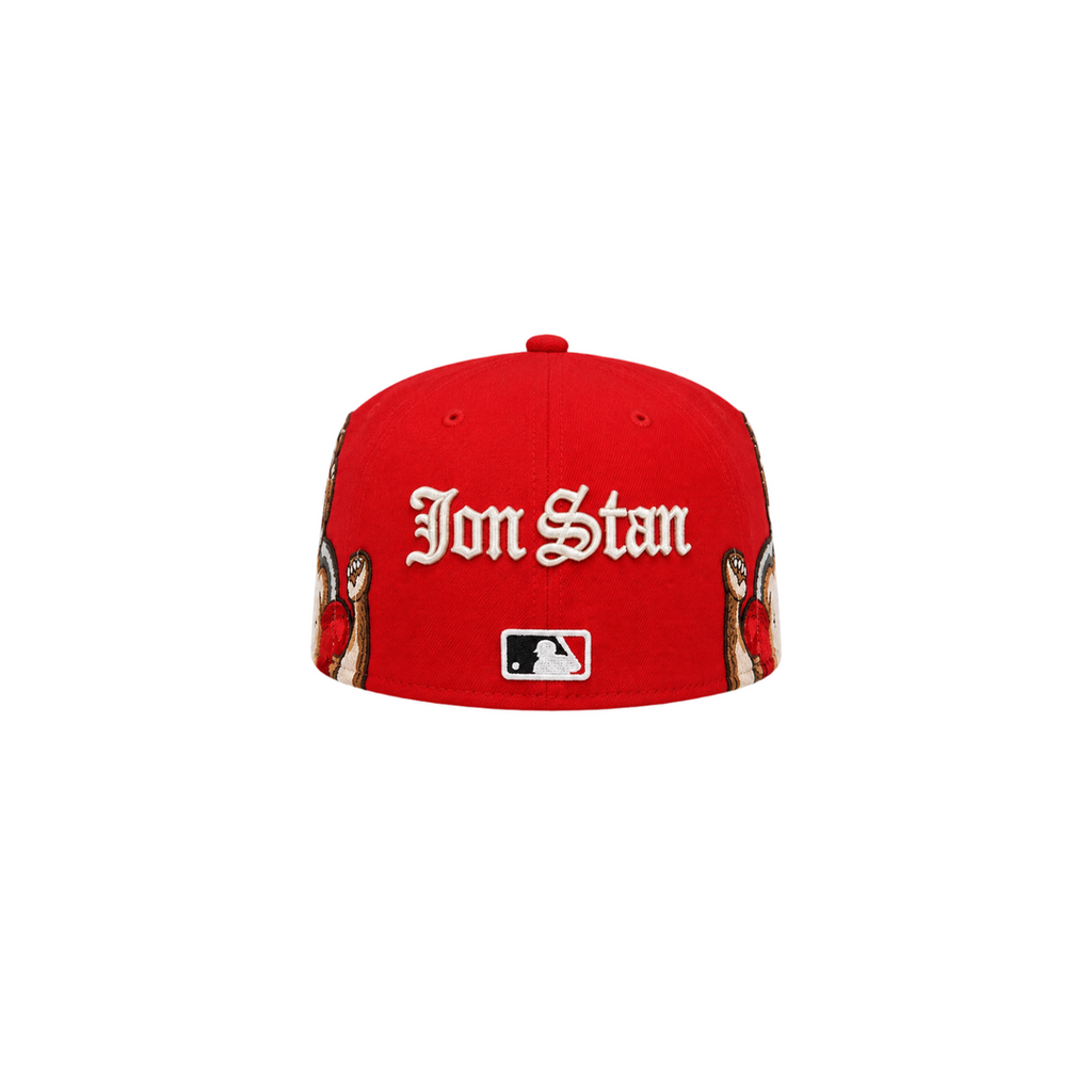 Los Angeles Dodgers Red Cupid Fitted Hat
