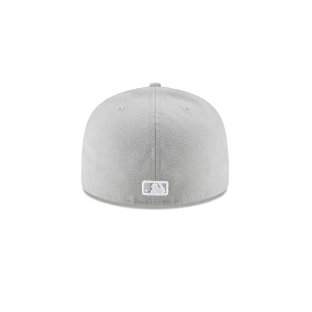 LA Dodgers grey basic fitted hat