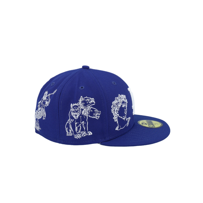 Los Angeles Dodgers Royal Blue Renaissance Sketch Fitted Hat
